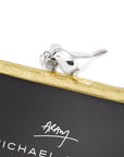 Michael Aram Lovebirds Silver & Gold 4 x 6 Frame