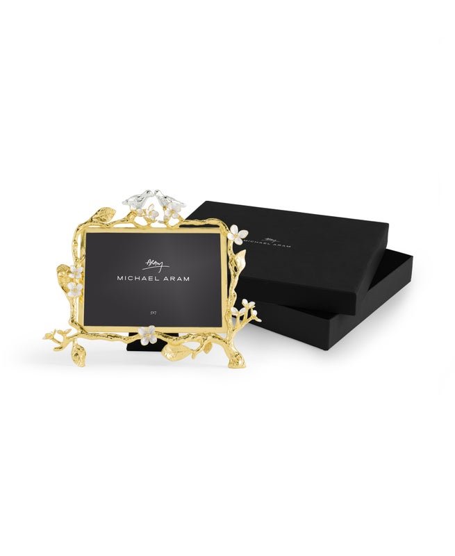 Michael Aram Lovebirds Silver &amp; Gold 5 x 7 Frame