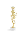 Michael Aram Lovebirds Silver & Gold Candelabra