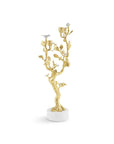 Michael Aram Lovebirds Silver & Gold Candelabra