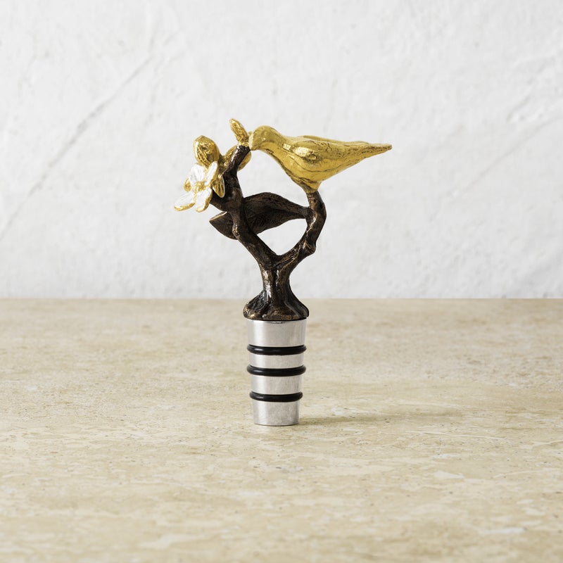 Michael Aram Lovebirds Wine Stopper