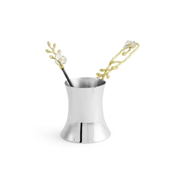 Michael Aram Orchid Coffee Pot with Spoon