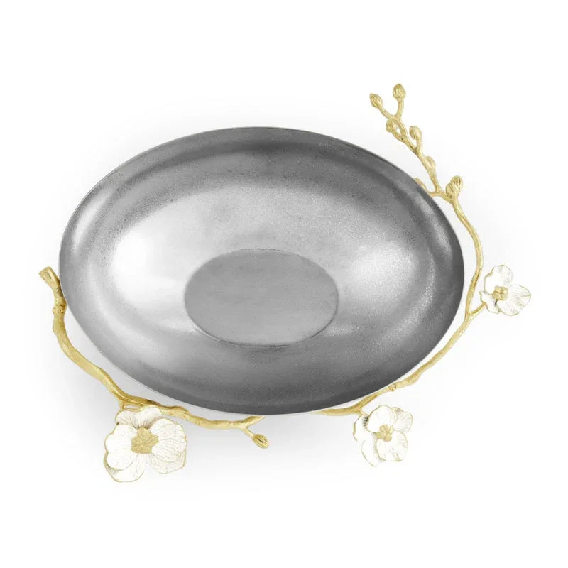 Orchid Low Oval Bowl – Michael Aram