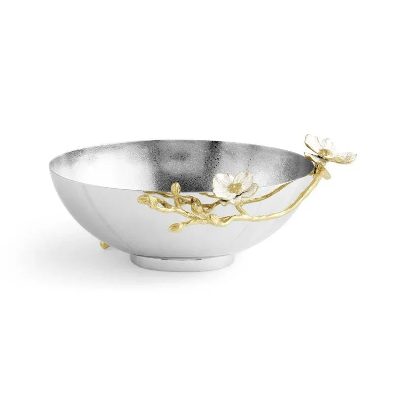 Orchid Low Oval Bowl