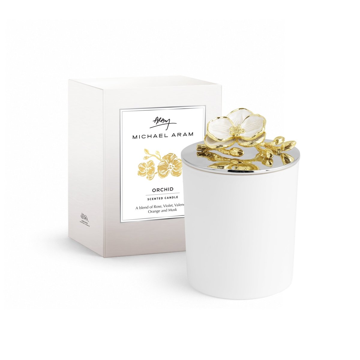 Orchid Scented Candle, 8 oz. – Michael Aram