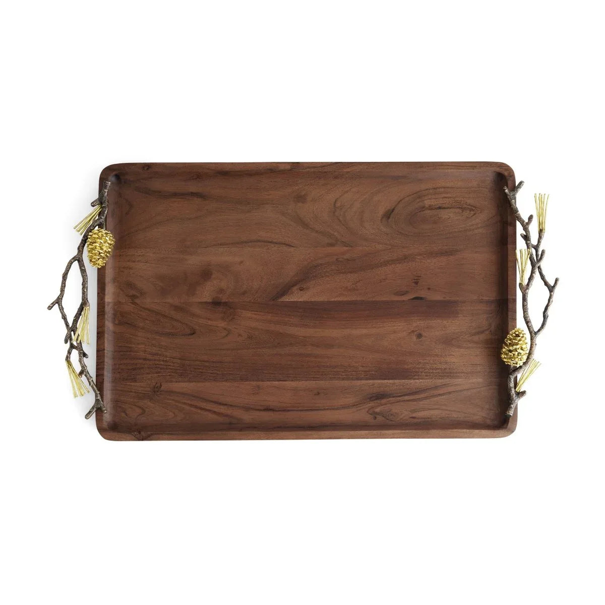 Pine Cone Medium Wood Tray – Michael Aram