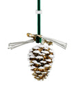 Michael Aram Pine Cone Snowy Ornament