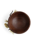 Michael Aram Pine Cone Wood Small Bowl