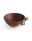 Michael Aram Pine Cone Wood Small Bowl