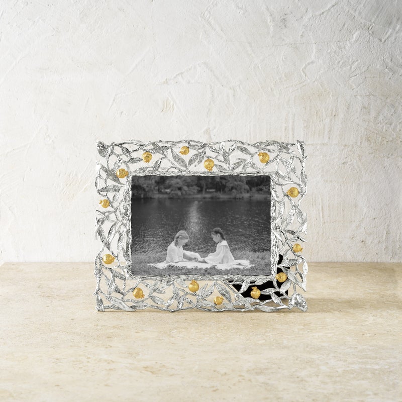 Michael Aram Pomegranate Silver &amp; Gold 5x7 Frame