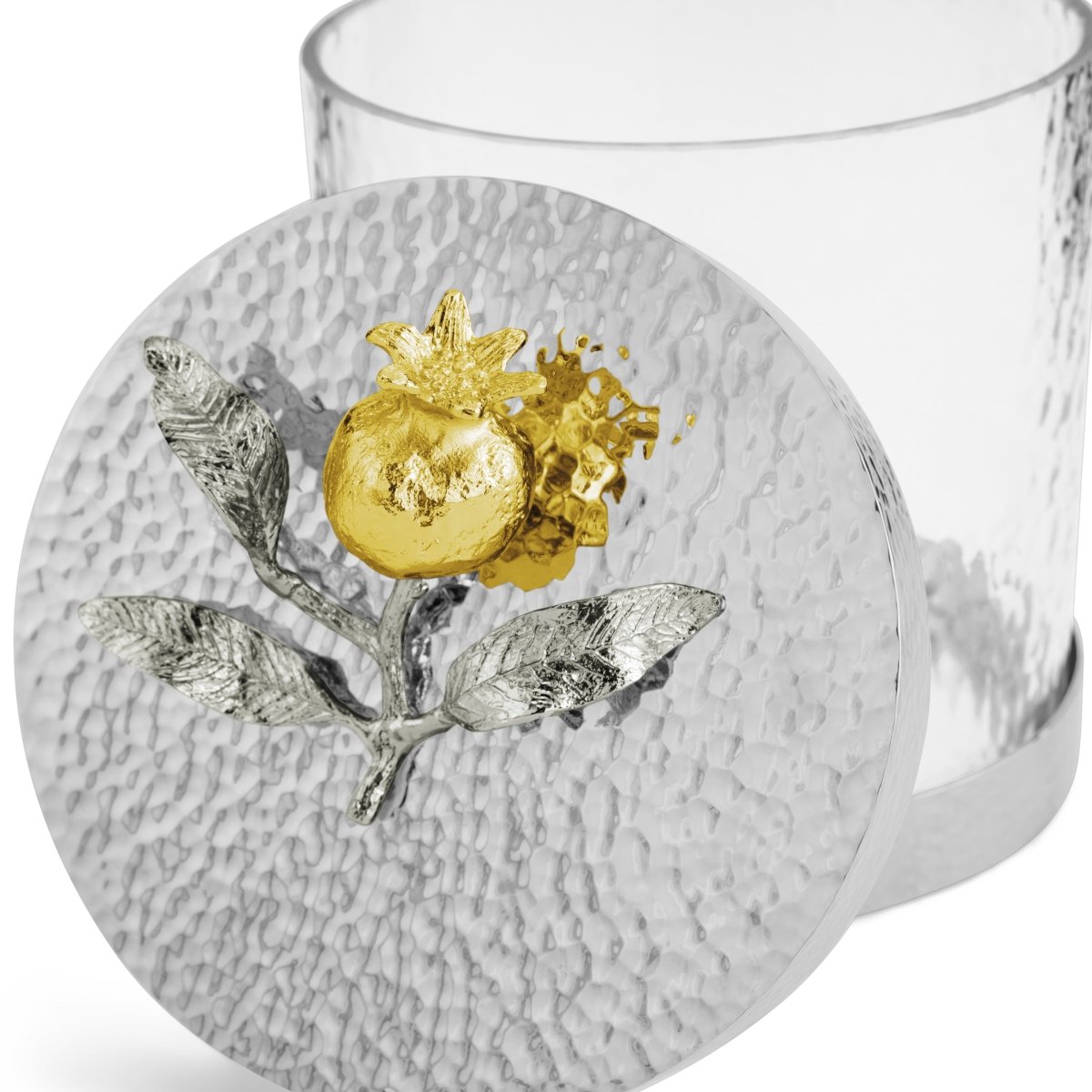 Michael Aram Pomegranate Silver &amp; Gold Canister