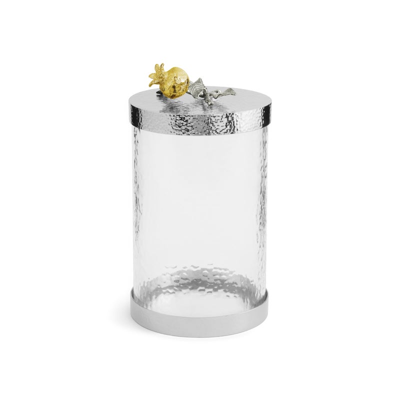 Michael Aram Pomegranate Silver &amp; Gold Canister