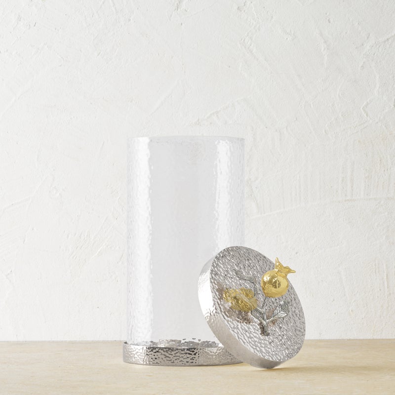 Michael Aram Pomegranate Silver &amp; Gold Canister