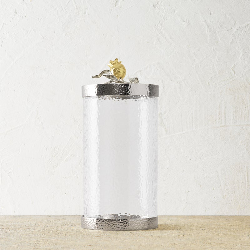 Michael Aram Pomegranate Silver &amp; Gold Canister