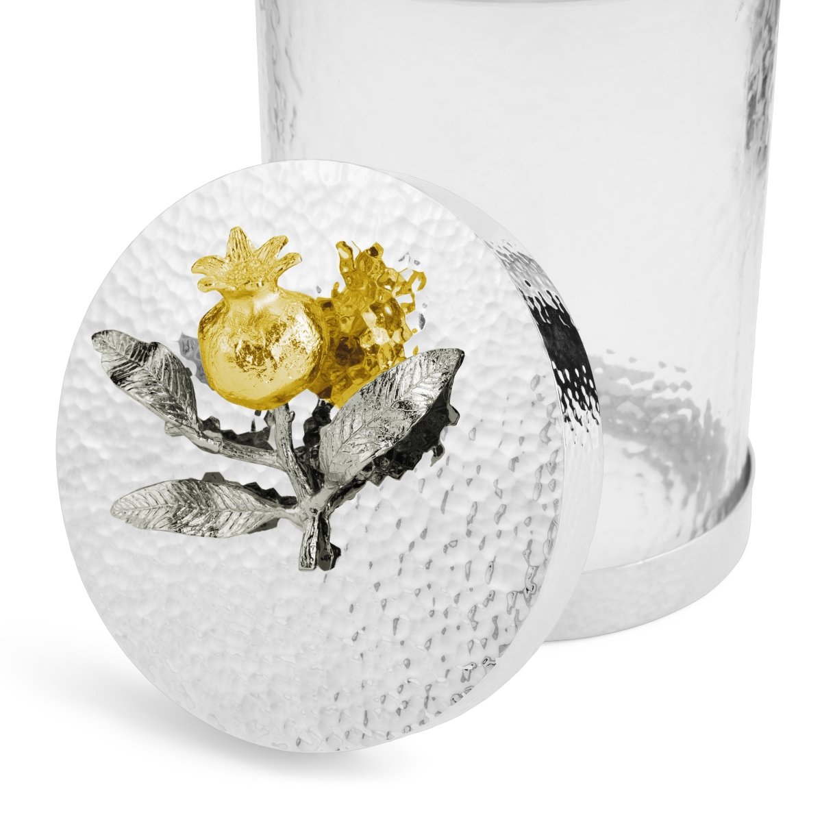 Michael Aram Pomegranate Silver &amp; Gold Canister