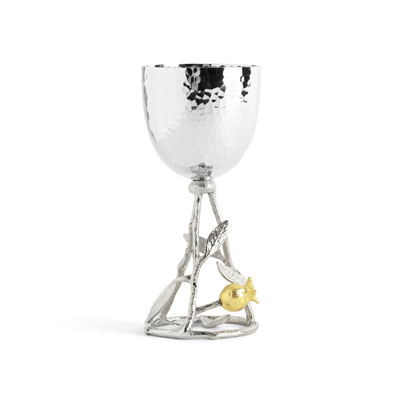 Michael Aram Pomegranate Silver &amp; Gold Kiddish Cup