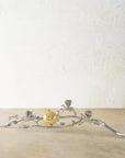 Michael Aram Pomegranate Silver & Gold Low Candleholders