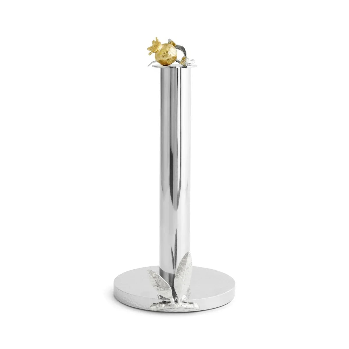 Pomegranate Silver & Gold Paper Towel Holder – Michael Aram