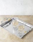 Michael Aram Pomegranate Silver & Gold Serving Tray