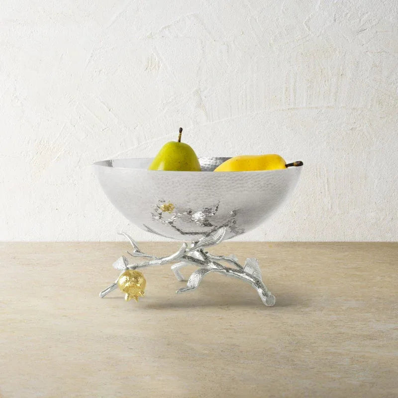 Pomegranate Silver & Gold Small Bowl – Michael Aram