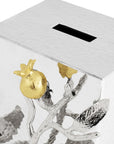 Michael Aram Pomegranate Silver & Gold Tzedakah Box