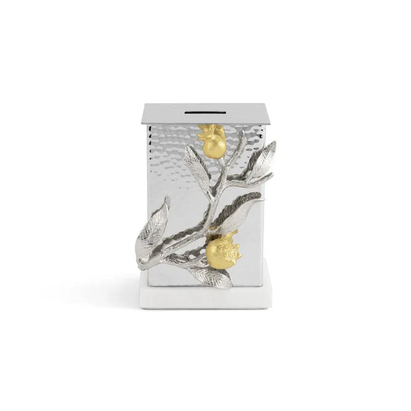 petit cadeau様 Pomegranate Silver & Gold Tzedakah Box – Michael Aram