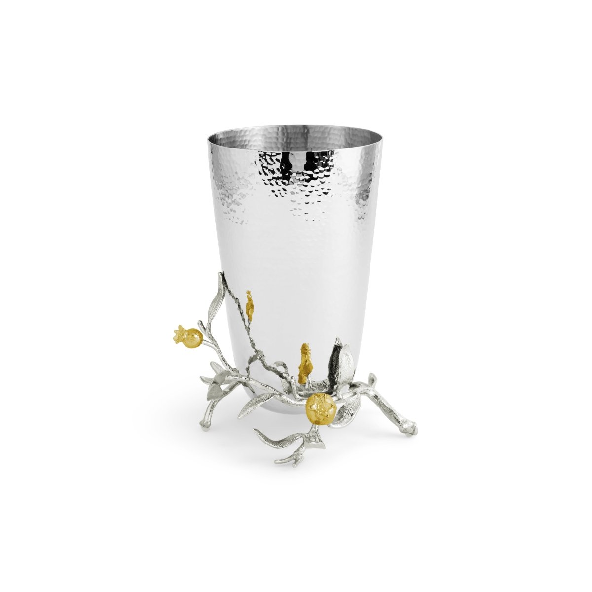 Michael Aram Pomegranate Silver &amp; Gold Vase