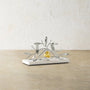 Michael Aram Pomegranate Silver & Gold Vertical Napkin Holder