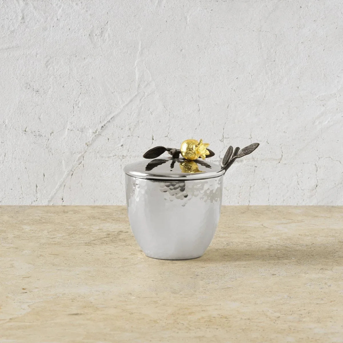 Michael Aram Pomegranate Sugar Pot with Spoon