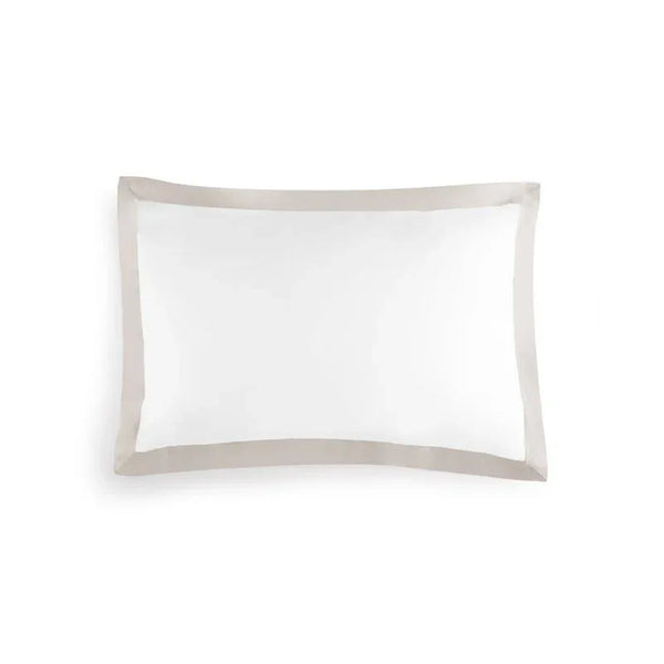 Michael Aram Queen Pillowcase Set - Stone and White