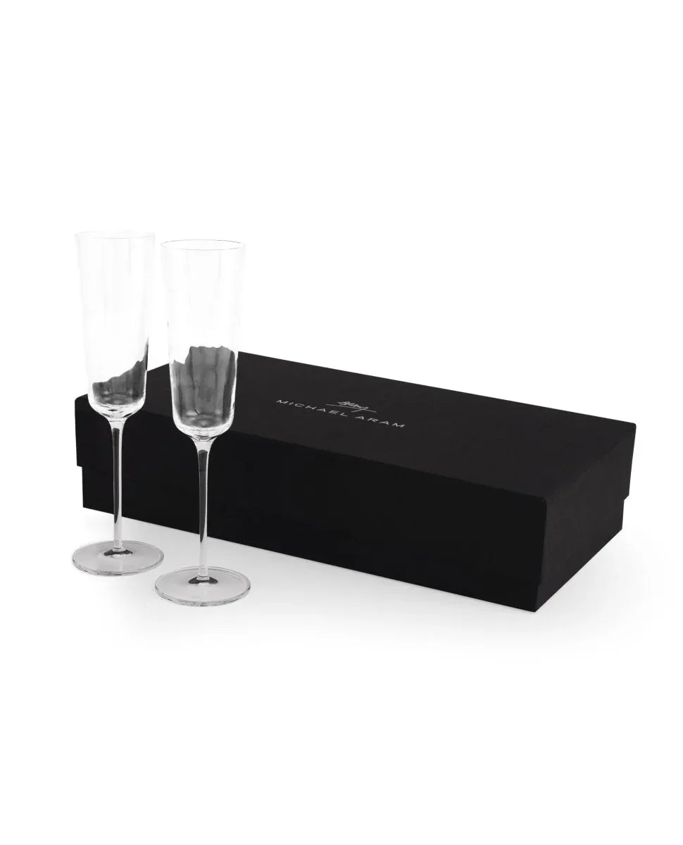 Reflective Champagne Flute & Heart Frame 4