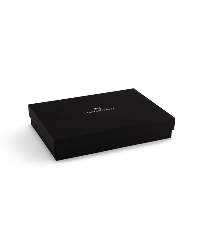 Michael Aram Reflective Gift Set - Napkin Rings and Napkins S/4