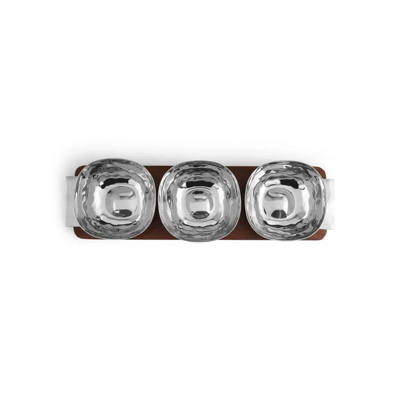 Reflective Triple Bowl – Michael Aram