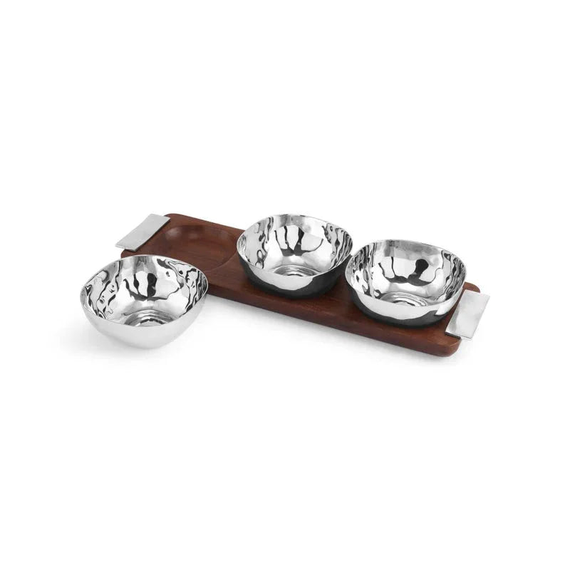 Reflective Triple Bowl – Michael Aram