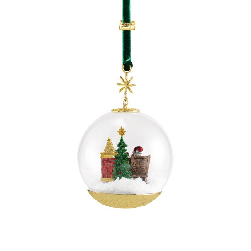Michael Aram Santa by the Fireplace Ornament