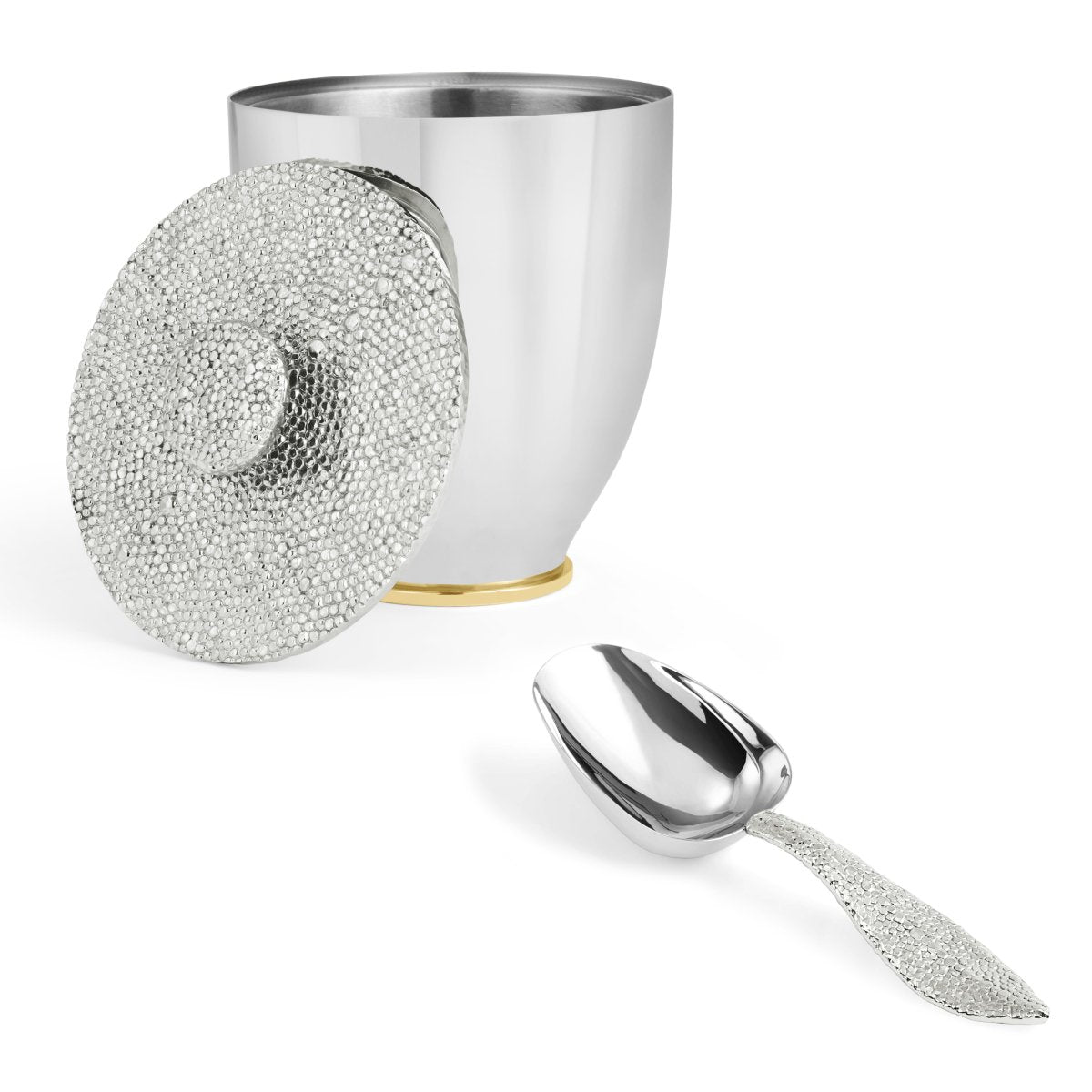 Michael Aram Shagreen Ice Bucket and Scoop