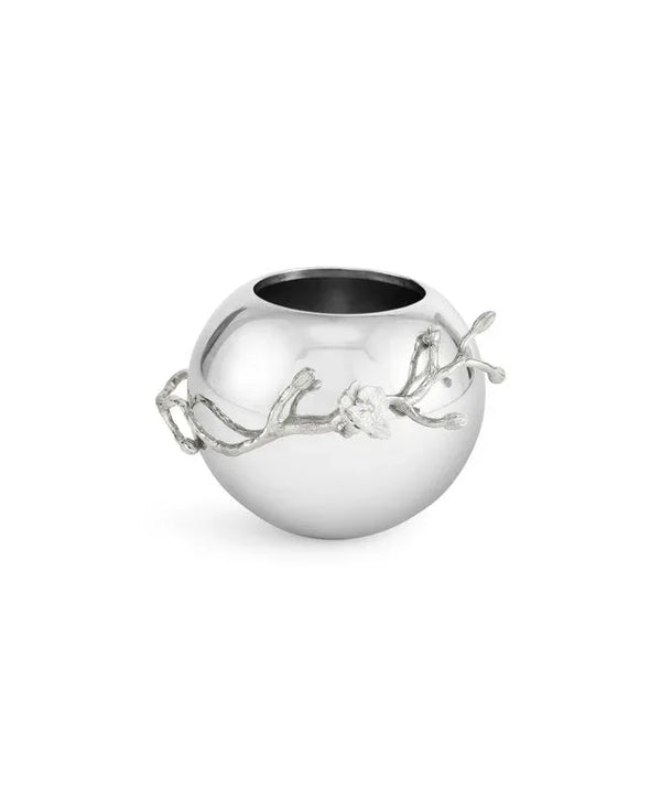 Michael Aram Silver Orchid Rose Bowl