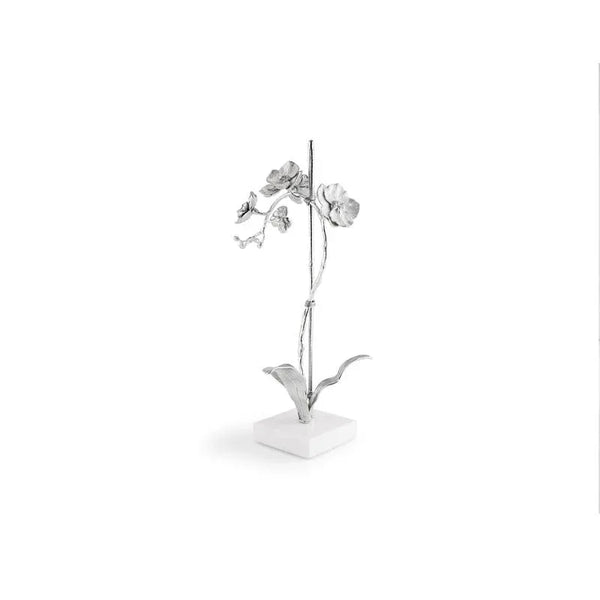 Michael Aram Silver Orchid Stem Sculpture Small
