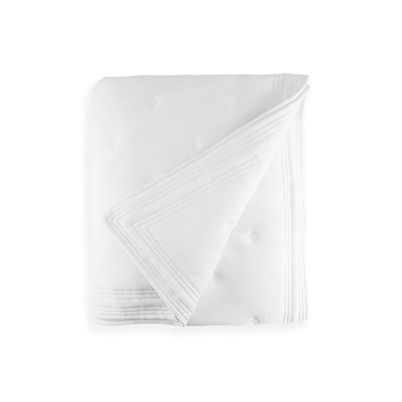 Michael Aram Tufted Quilt King Coverlet - Cloud