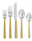 Michael Aram Twist 5-Piece Flatware Set Gold - Discon