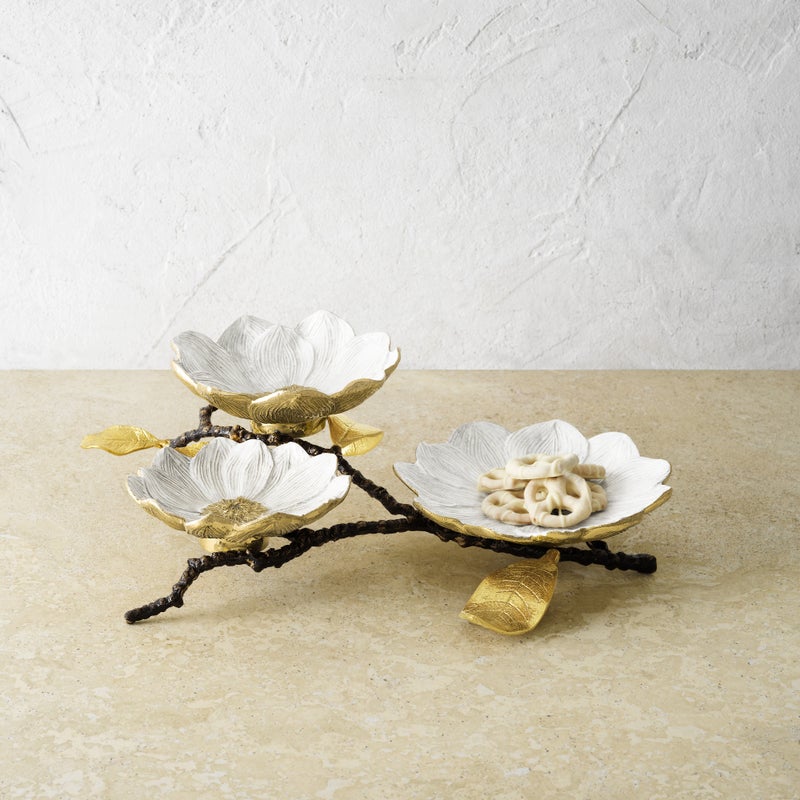 Michael Aram Vintage Bloom Triple Dish