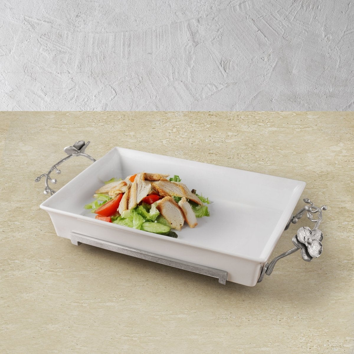 Michael Aram White Orchid Casserole Dish