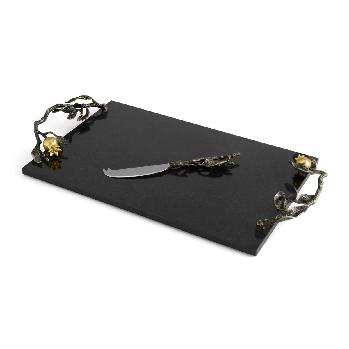 Pomegranate Cheese Board with Knife