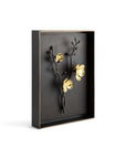 Gold Orchid Shadow Box