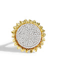 Vincent 25mm Ring with Diamonds