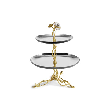 Michael Aram Anemone 2-Tier Etagere