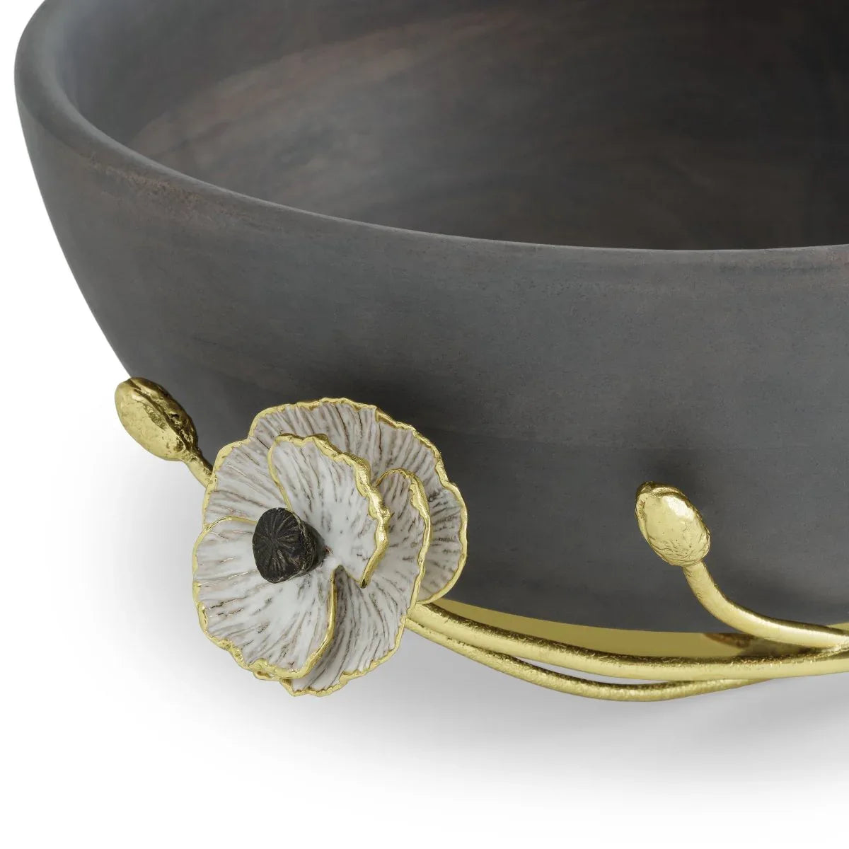 Anemone Wood Bowl – Michael Aram