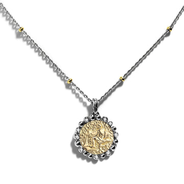 Michael Aram Aquarius Zodiac Pendant with Diamonds
