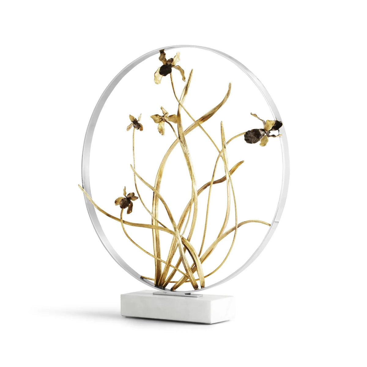 Michael Aram Black Iris 22" Moon Gate Sculpture