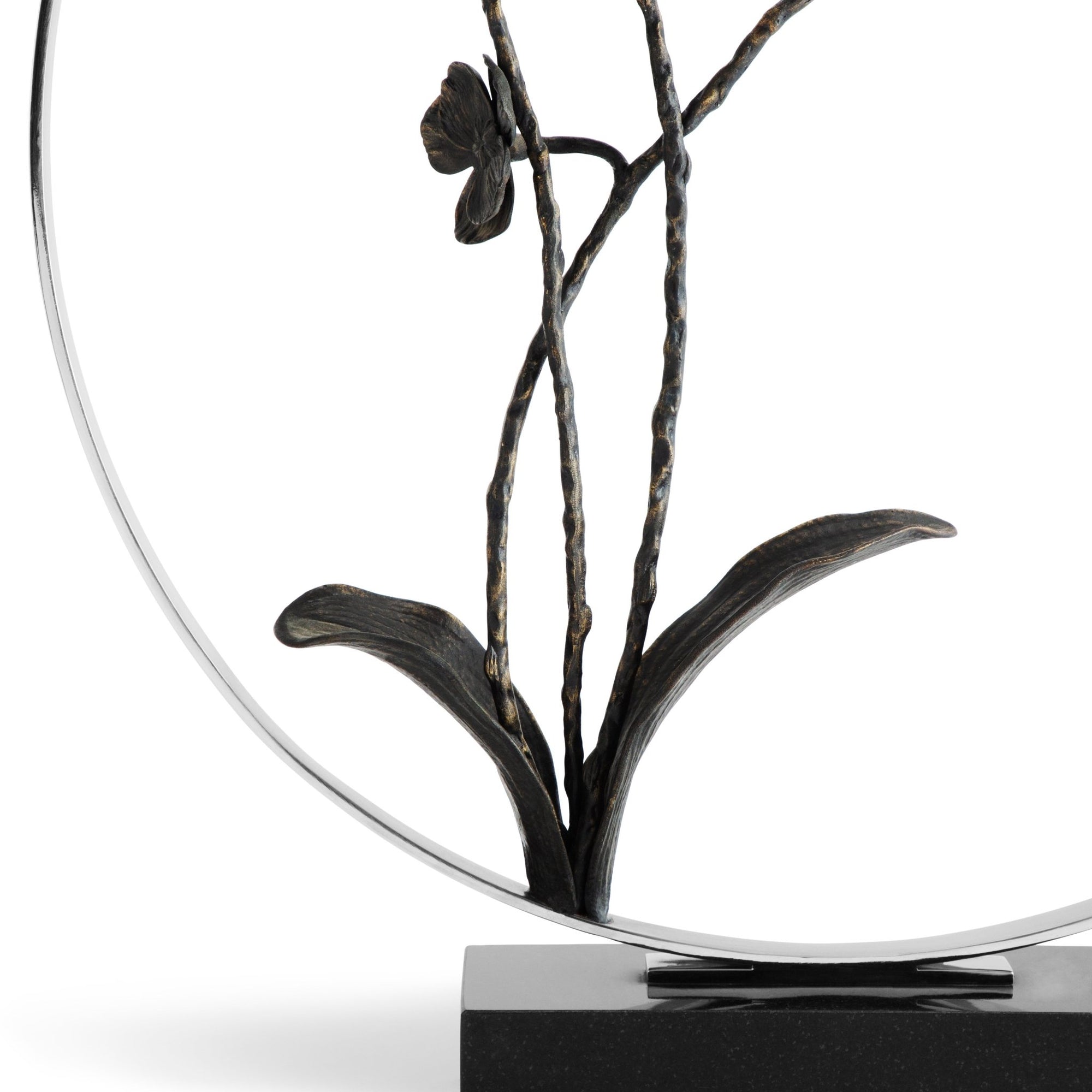 Michael Aram Black Orchid 22" Moon Gate Sculpture